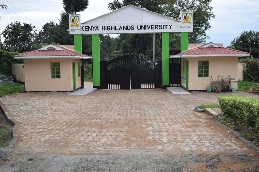 Kenya Highlands University Cover Image